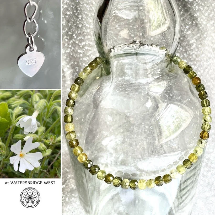 Anklet with Green Garnet