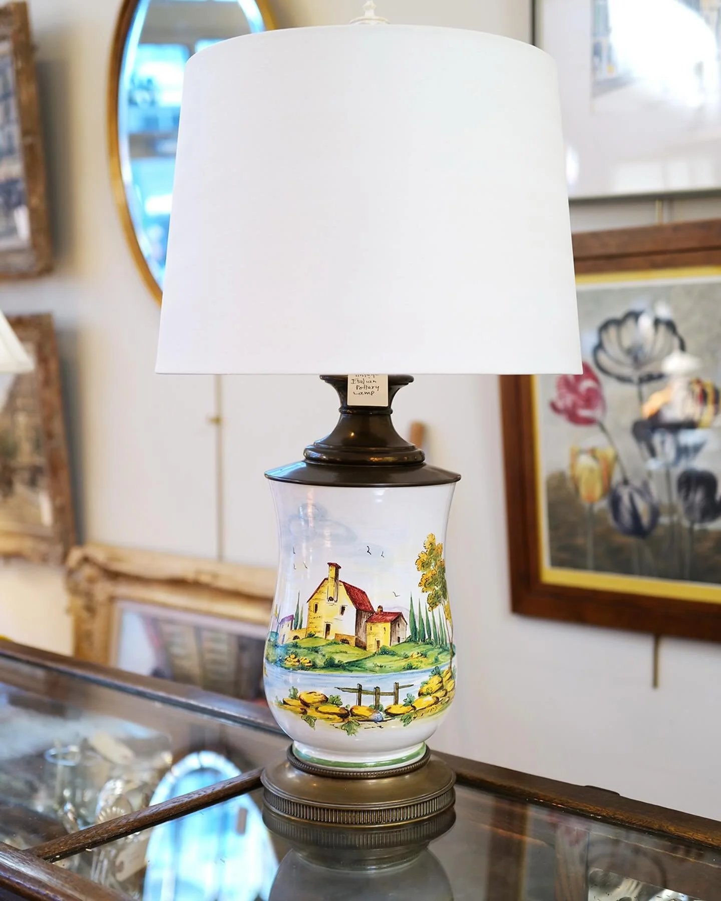 .
🌿SOLD🌿Lovely colors on this vintage Italian pottery lamp.
please call 804-355-7454 for more information
.
**We can neither help nor hold based on a direct message or comment. Please stop by or call 804-355-7454**
.
#sheppardstreetantiques #shops