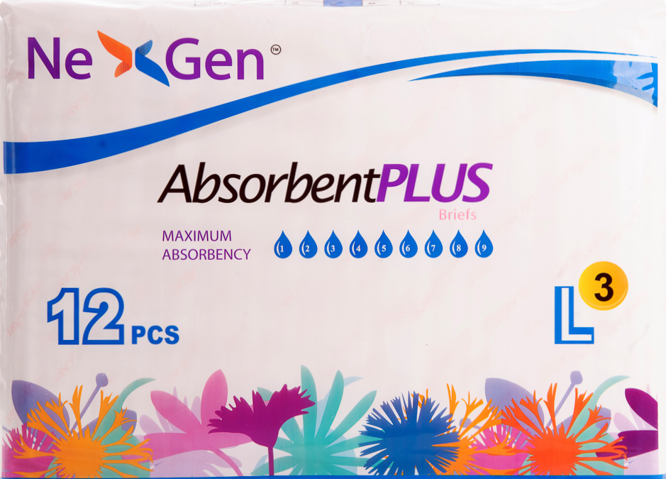 Absorbent Plus Nighttime Adult Briefs — Night&Day