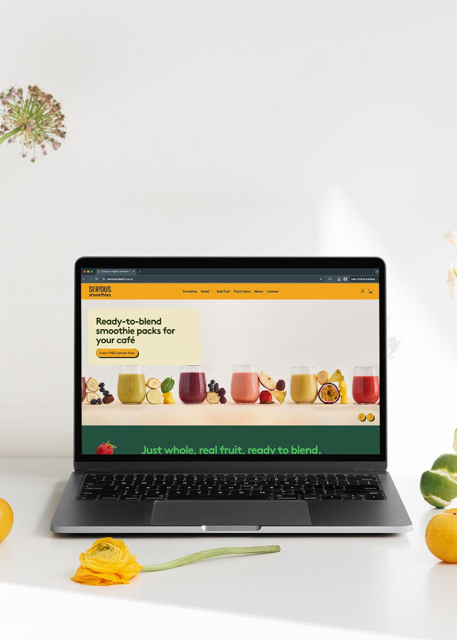 Website landing page