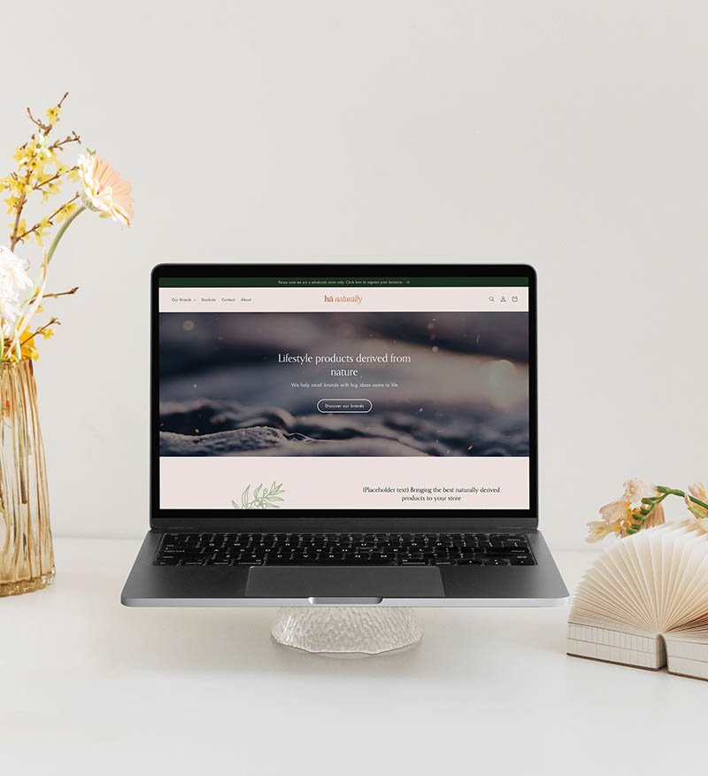 Custom shopify website design for Hā Naturally by Rule Design NZ.jpg