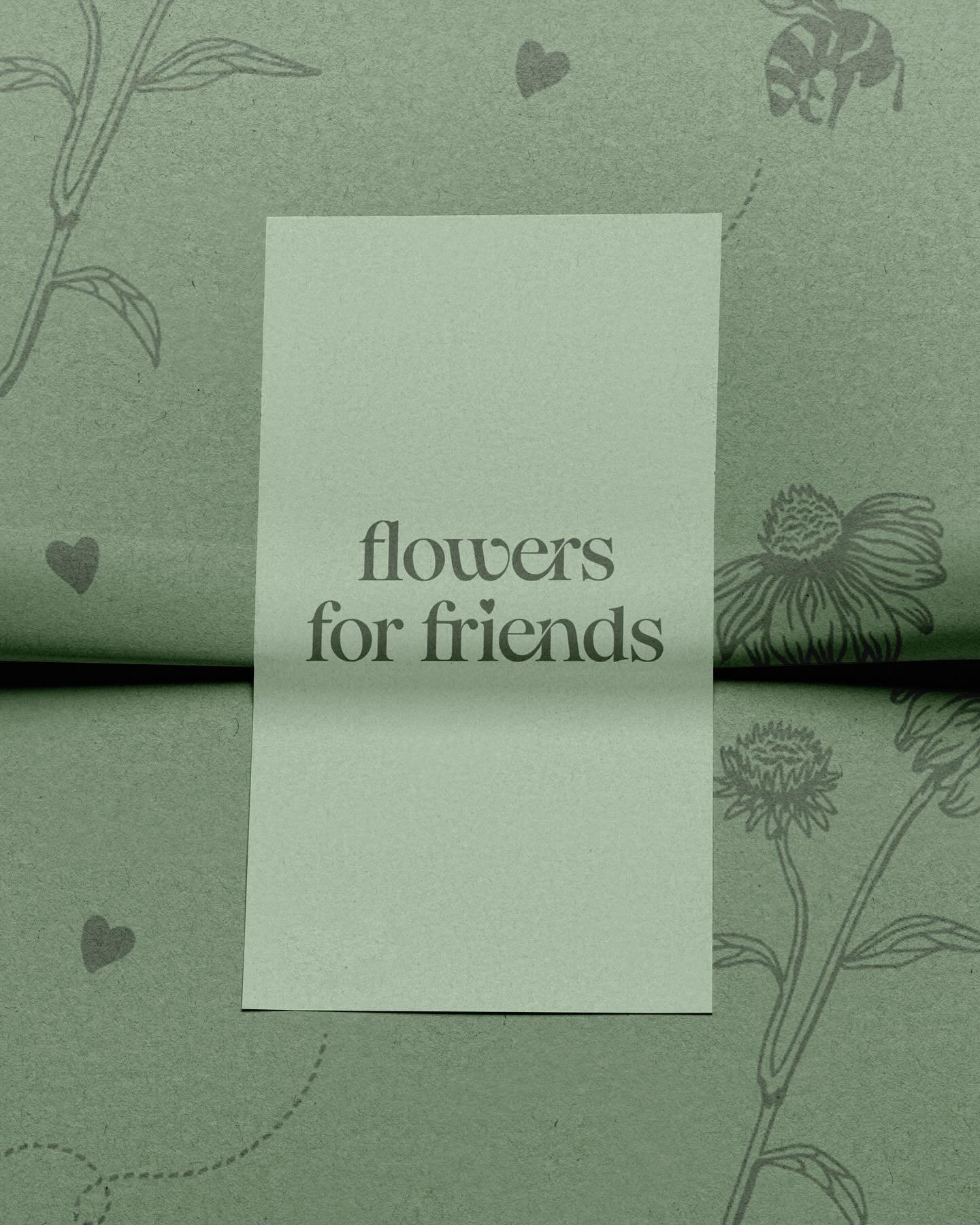 Wildly free branding for @flowersforfriends_nz 

Naturally blooming with loooovve 💚

Nellie is a florist based in Waikato, NZ, and she got in touch for a new brand for her blossoming business. 

Alongside bouquets and weddings, she&rsquo;s also a ta