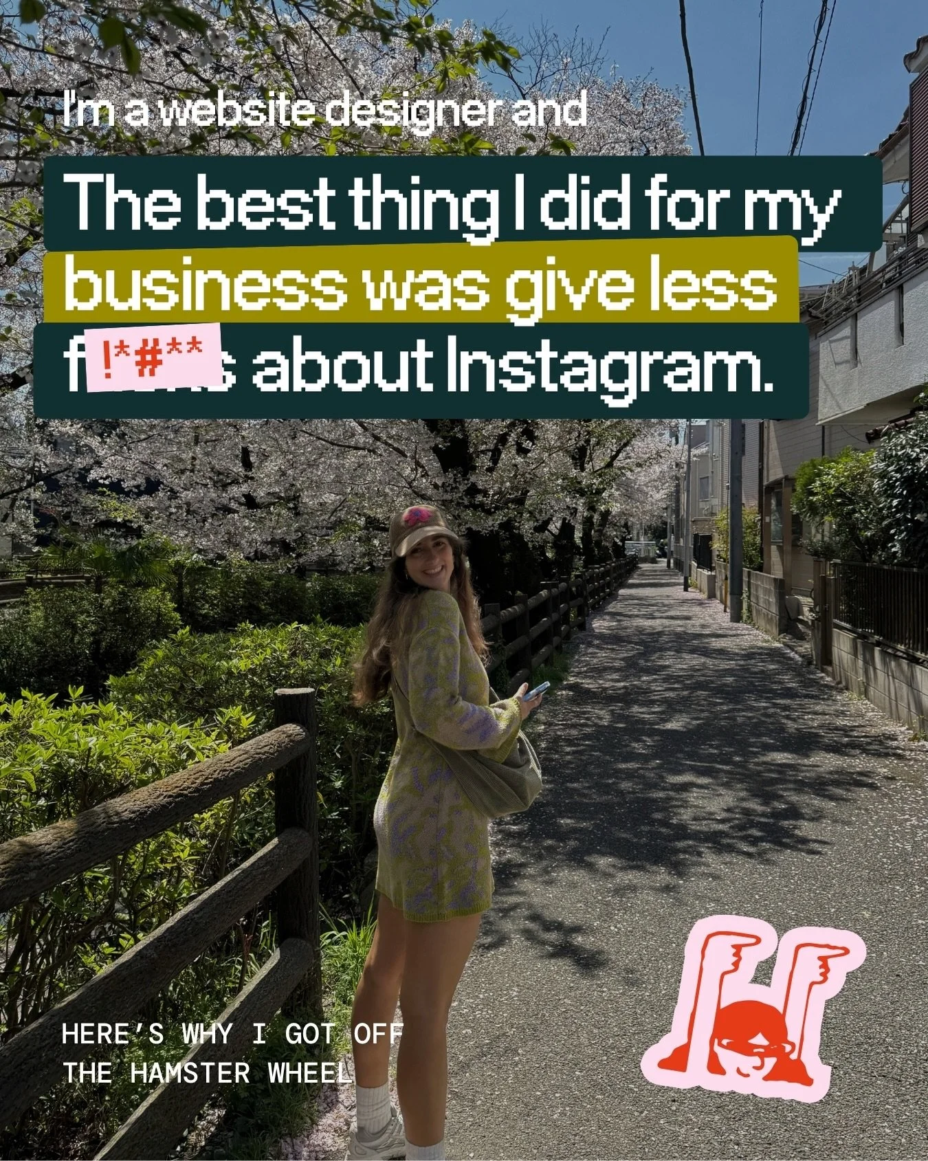 Treating your website as the center of your brand universe > scrambling on the hamster wheel of trends and never ending ConTenT creation. 

I&rsquo;m not saying it&rsquo;s not still hard work, but it has been the mindset change for my business 🪩 