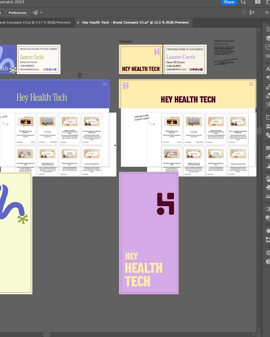 Behind the scenes: concepts mockup creation