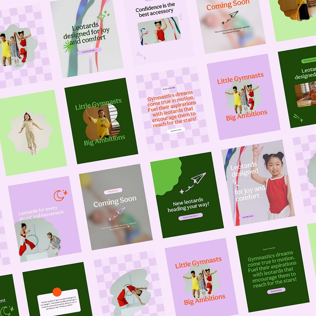 Social Media templates in Canva for brand consistency