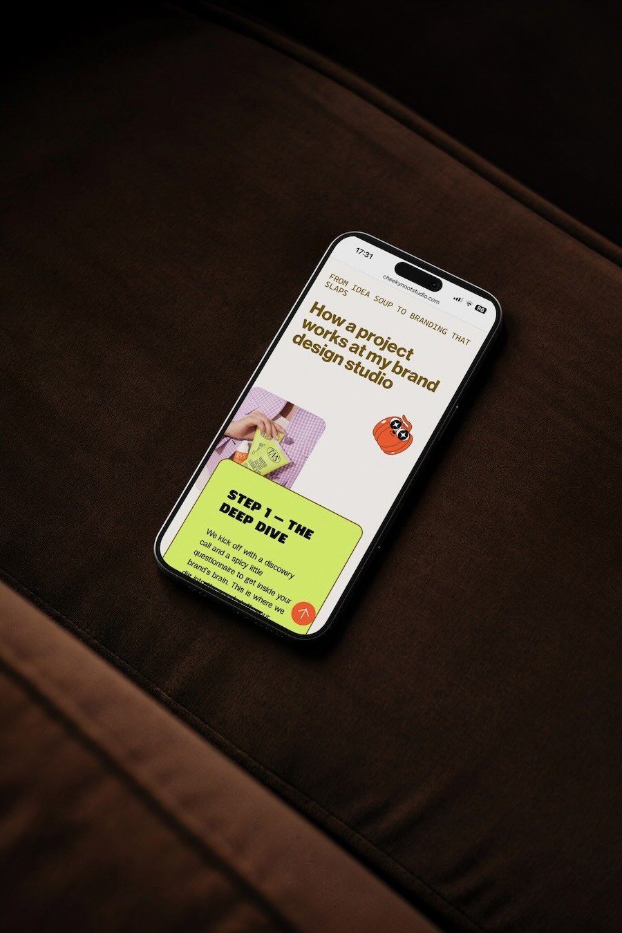 Mobile Squarespace web design