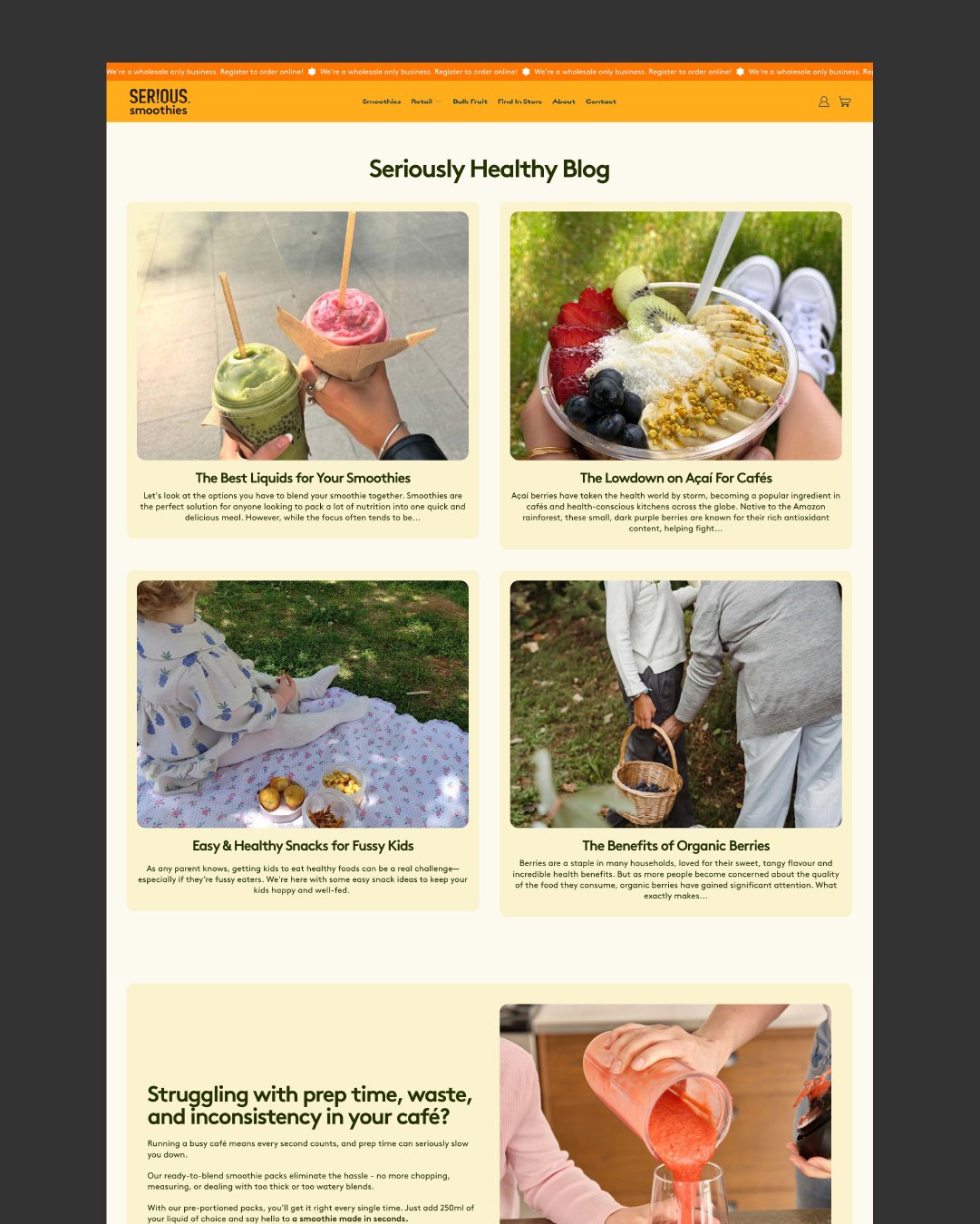 SEO-optimised blog for more search engine clicks