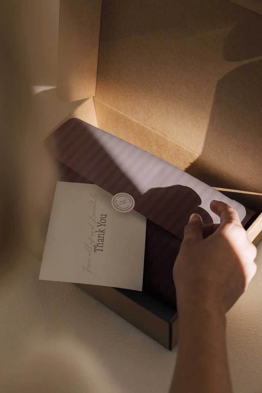 Lavandula Farm packaging mockup
