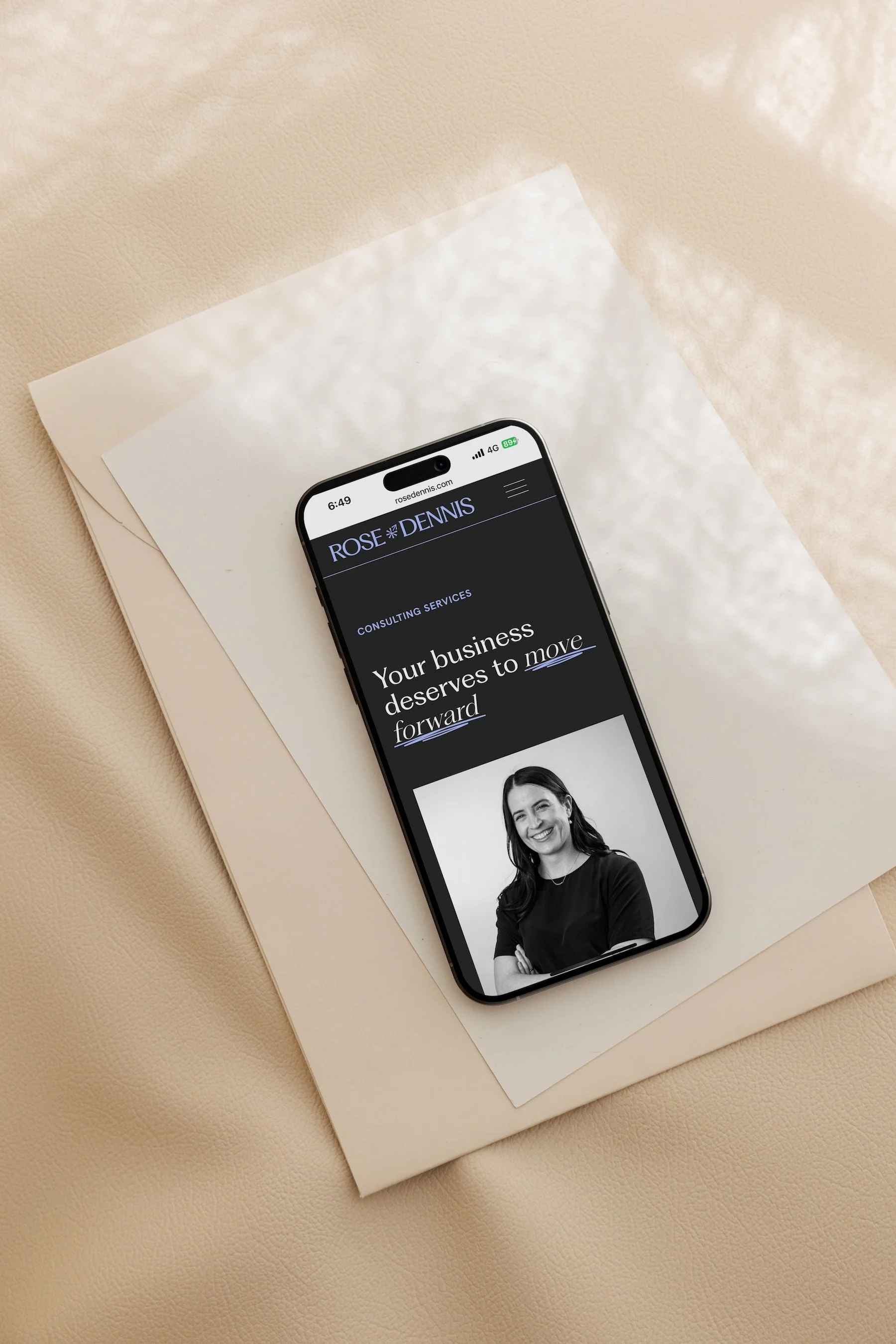 Mobile website design