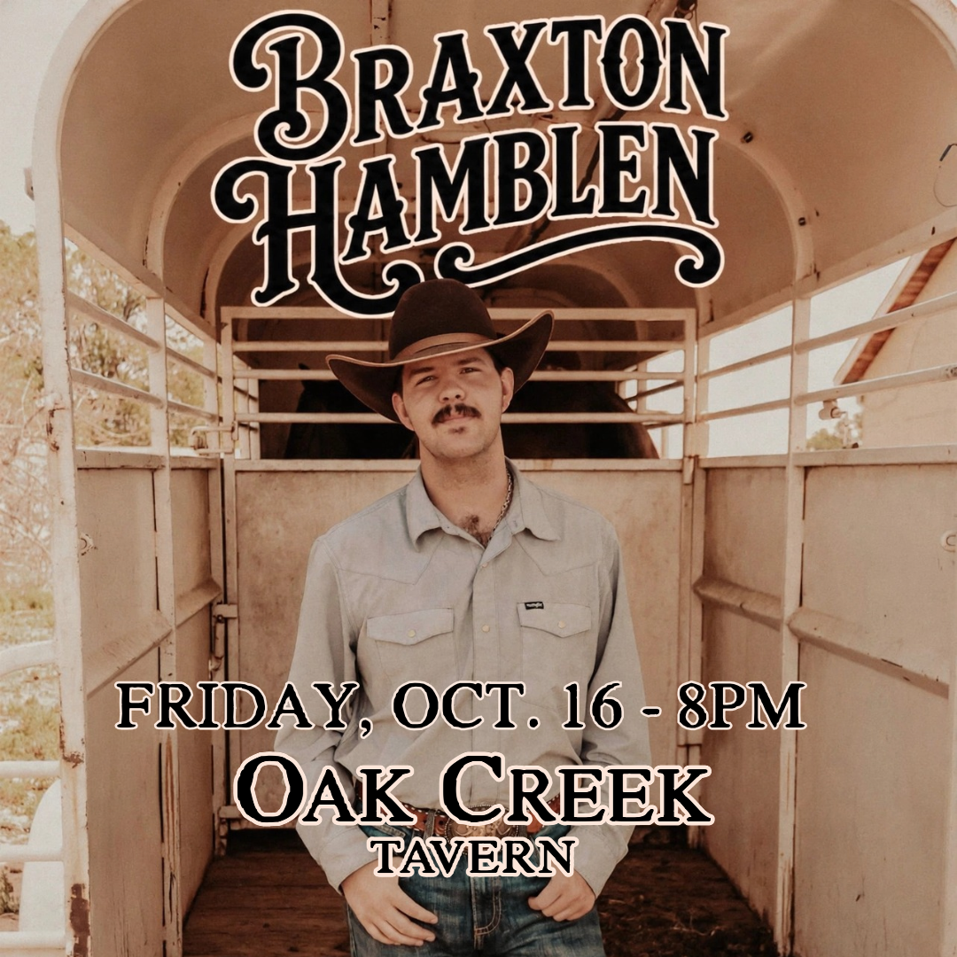 Live Music: Braxton Hamblen