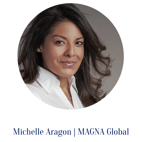 002 | Imposter Syndrome and Building Relationships with Michelle Aragon, Senior Vice President of Business Solutions at MAGNA
