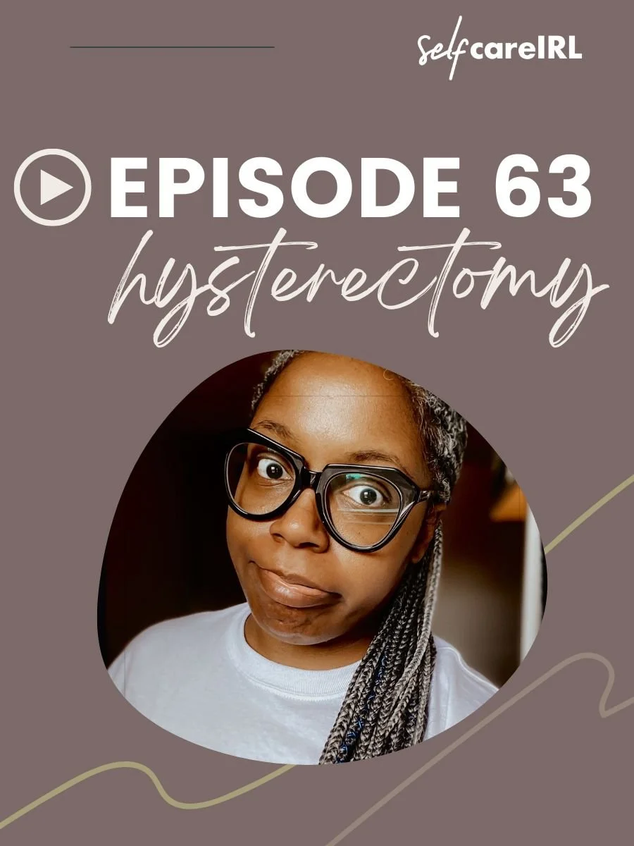 Hysterectomy, one year later.