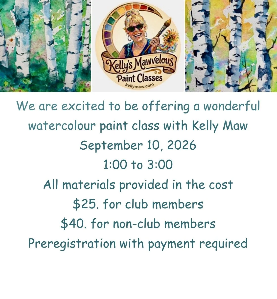 Watercolour Paint Class