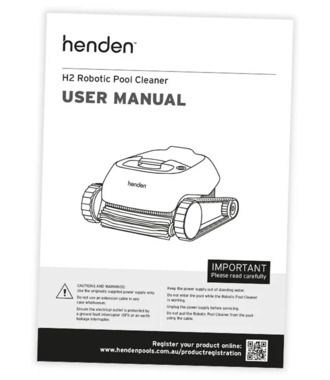 Henden H2 Robotic Pool Cleaner — Henden
