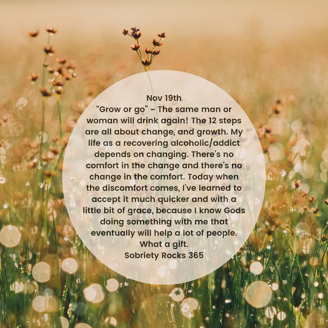 #sobrietyrocks365 #hope #surrender #acceptance #love #12steps #principles #awayoflife #unity #neveralone #sobriety_rocks
#honesty #freedom #acceptance #perceptionshift #yolo #neveraloneagain #unity #sobermoms 
#uponawakening 
#powerinthepause #sobera