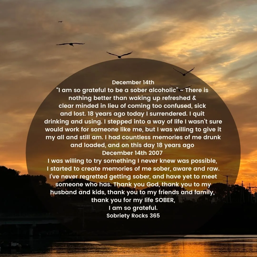 #sobrietyrocks365 #hope #surrender #acceptance #love #12steps #principles #awayoflife #unity #neveralone #sobriety_rocks
#honesty #freedom #acceptance #perceptionshift #yolo #neveraloneagain #unity #sobermoms 
#uponawakening 
#powerinthepause #sobera