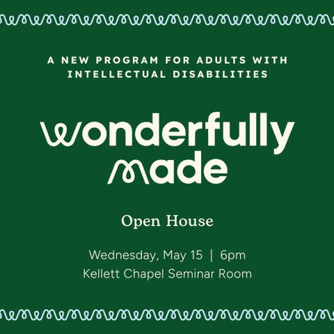Wed May 15: Info Session for Wonderfully Made