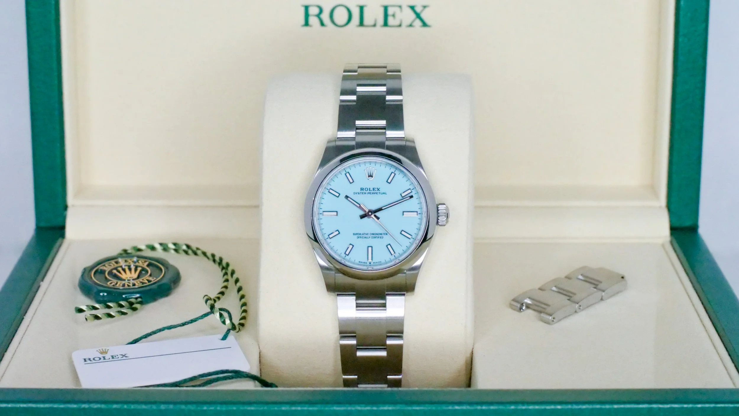 Rolex Oyster Perpetual 31mm Turquoise dial