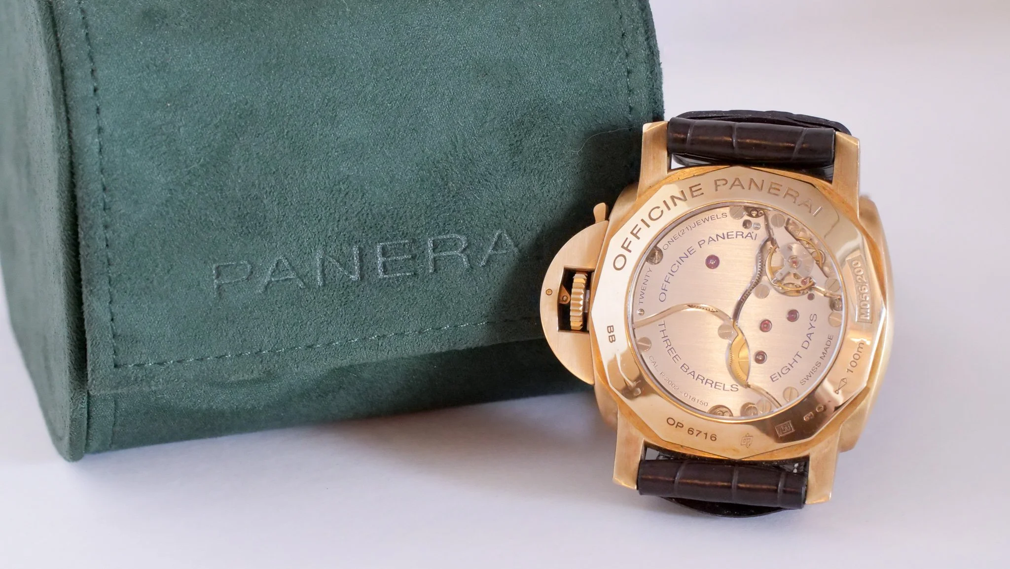 Panerai PAM00289 GMT Oro Rosa