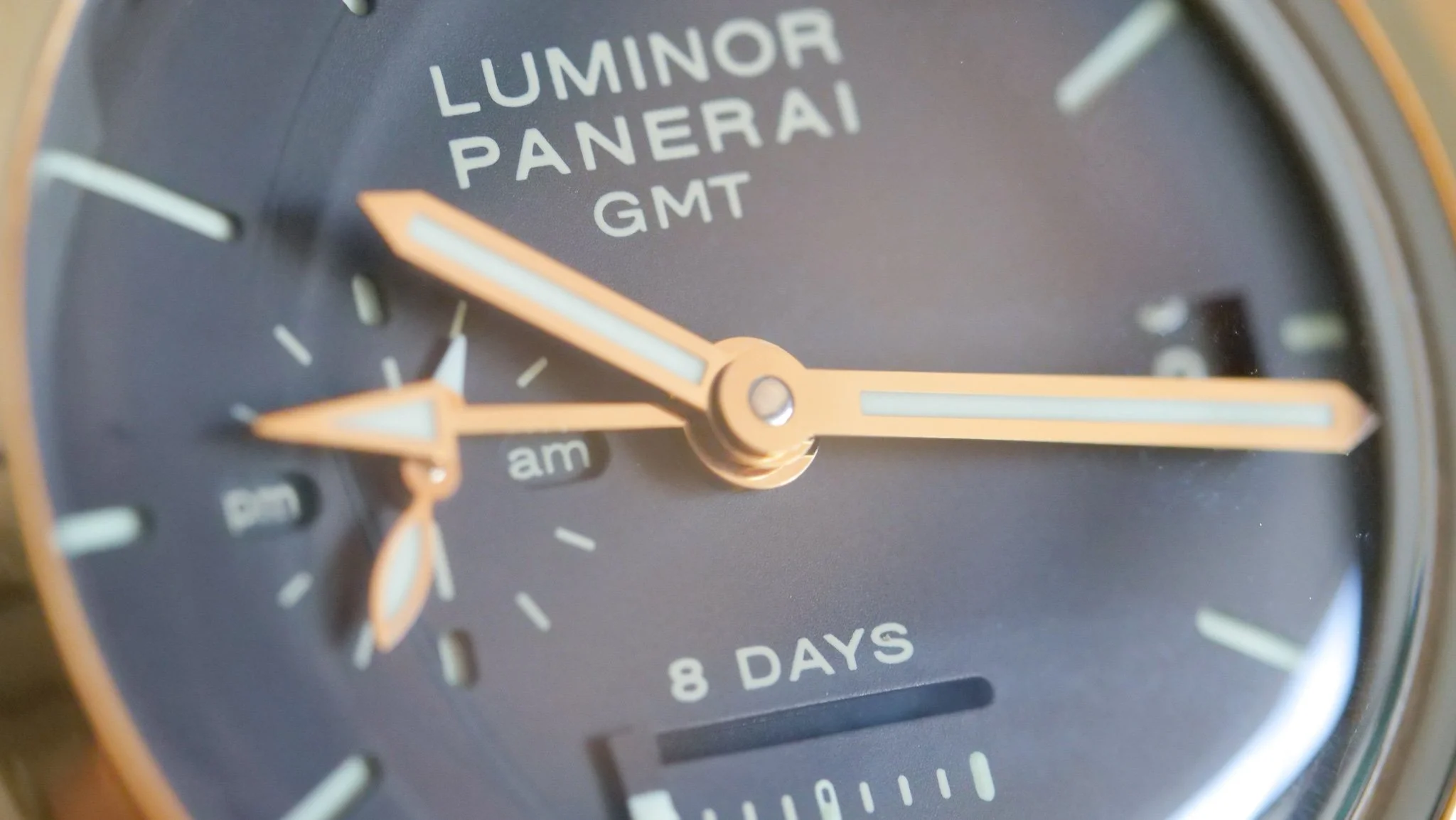 Panerai PAM00289 GMT Oro Rosa