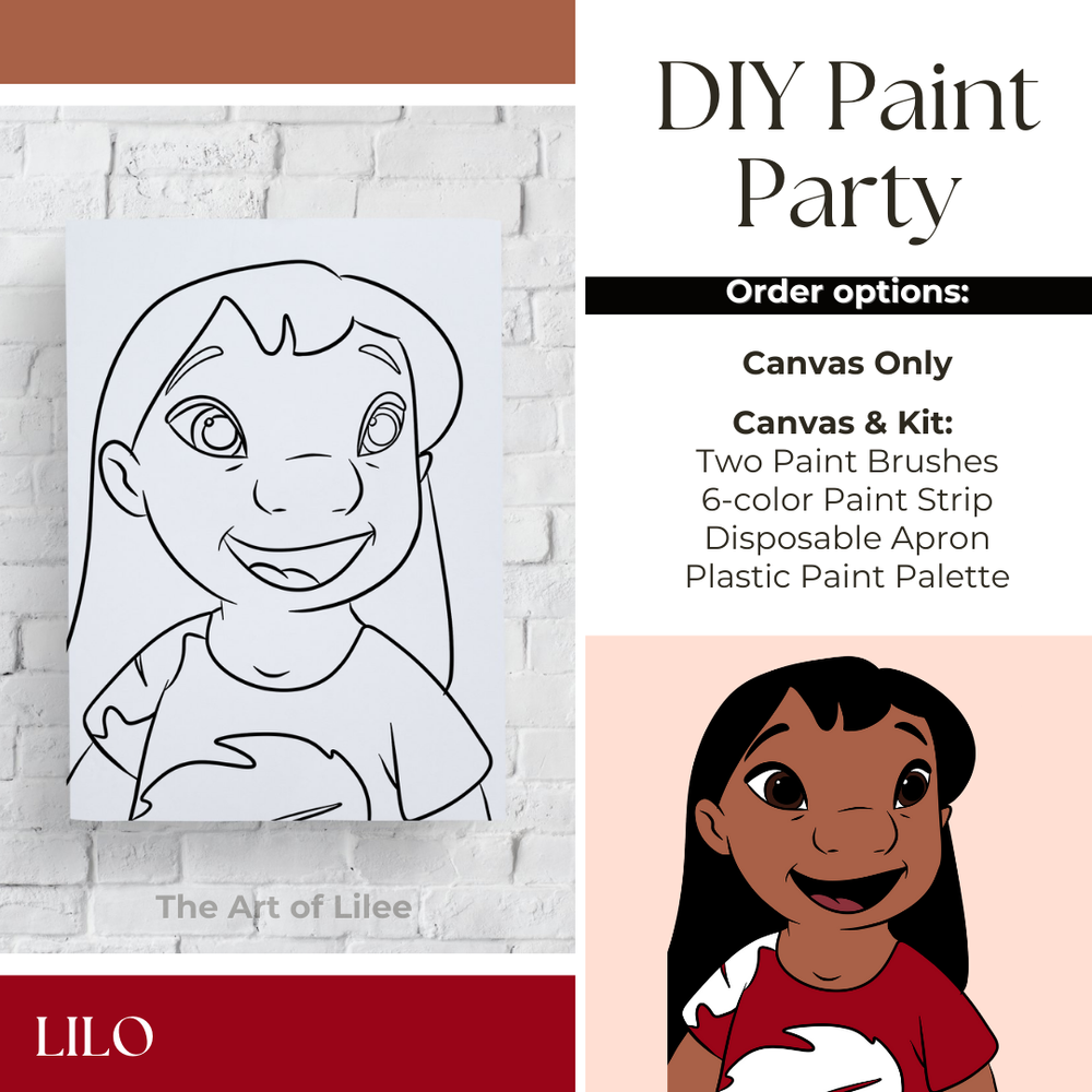 Lilo  Kids' DIY Paint Party — The Art of Lilee