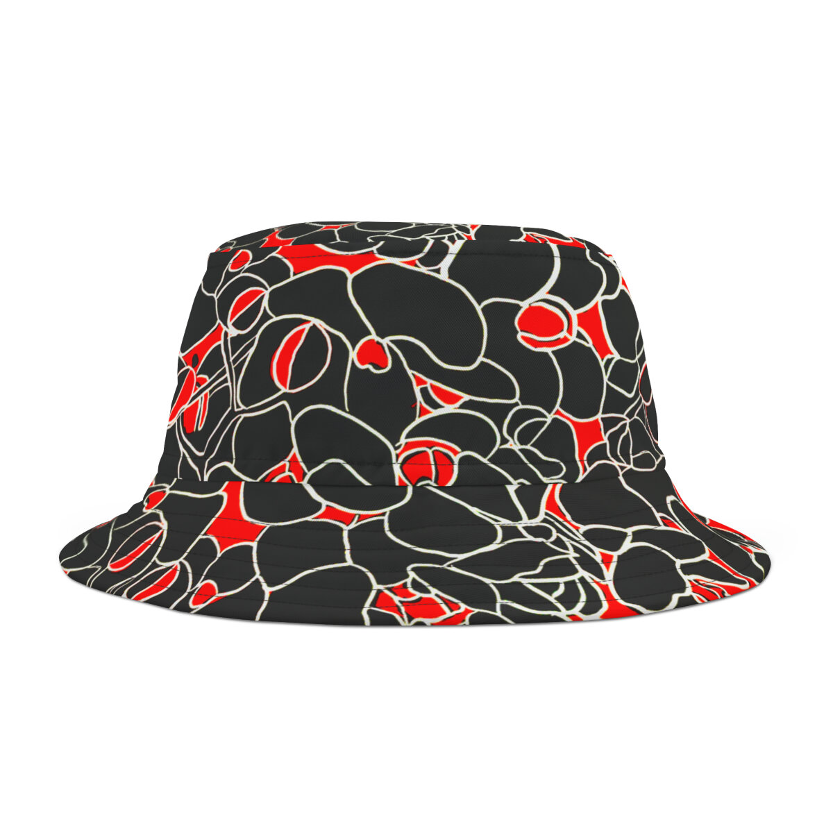 Abstract Floral Multi-color Bucket Hat — The Art of Lilee