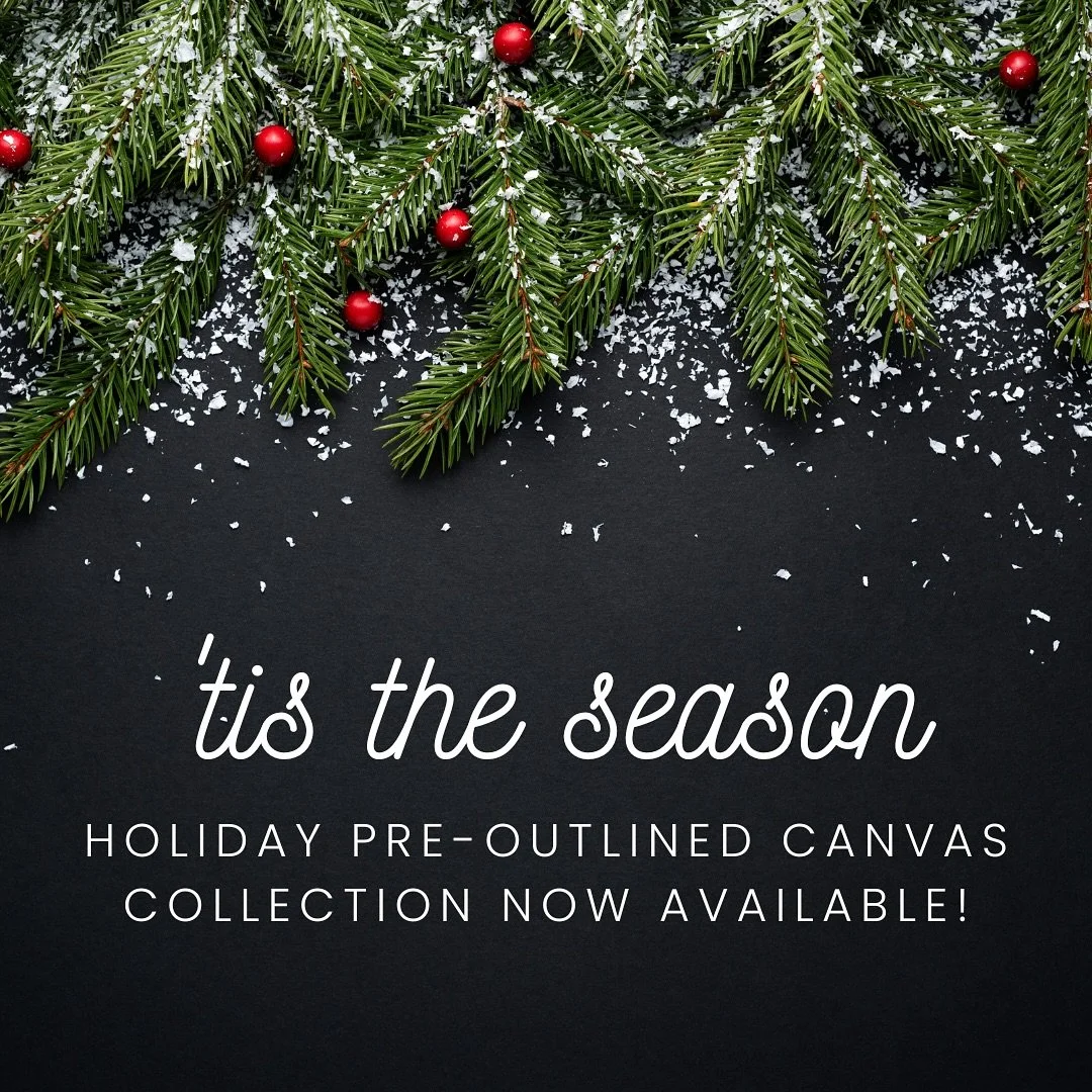 My Holiday Pre-outlined Canvases are here!!!

Bring creativity to your holiday season with ready-to-paint canvases! 🎨

These were a big hit last year, don&rsquo;t miss out this season. 

Shop small this season and support local! 🎄 
www.theartoflile