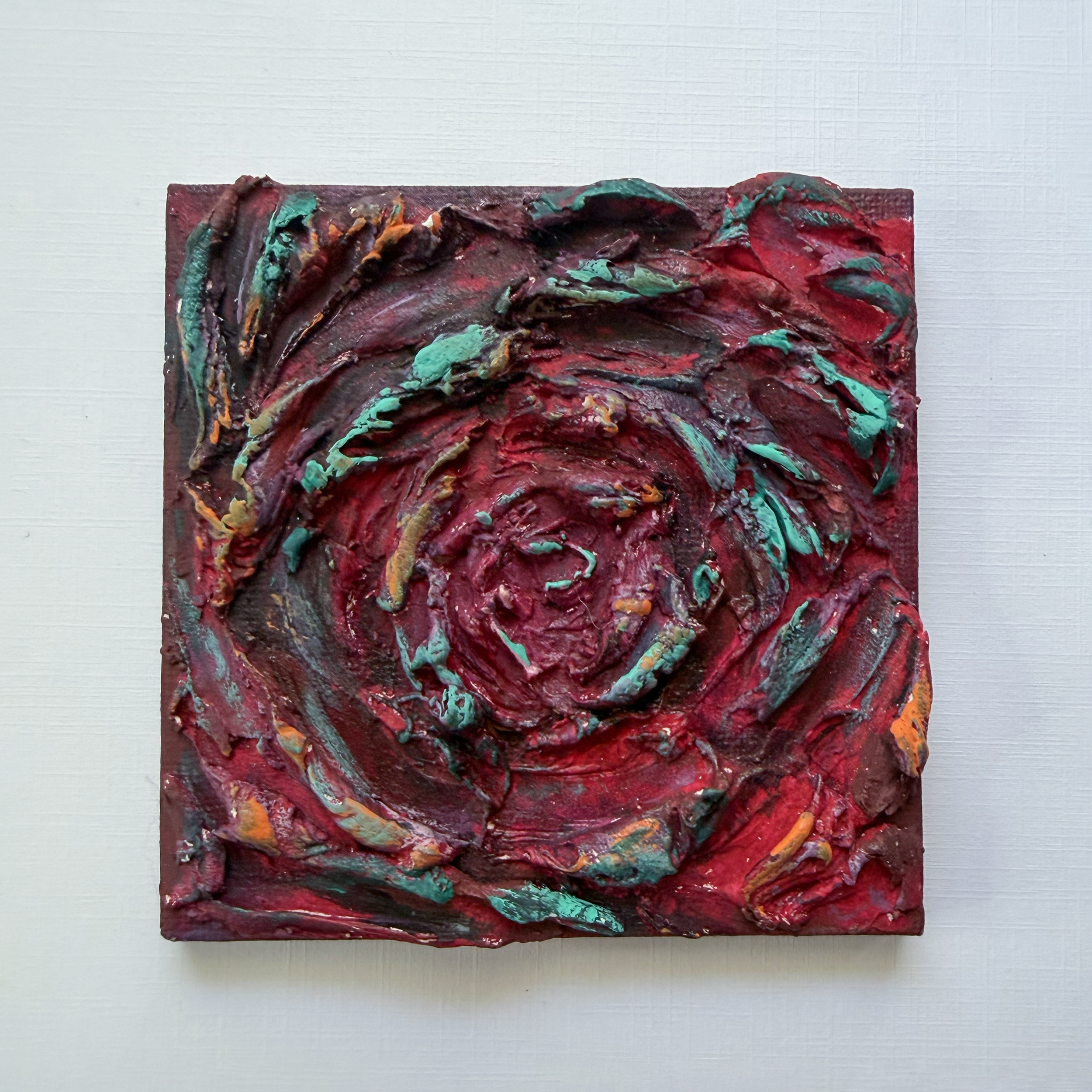 Rebirth, 4x4 Original Painting
