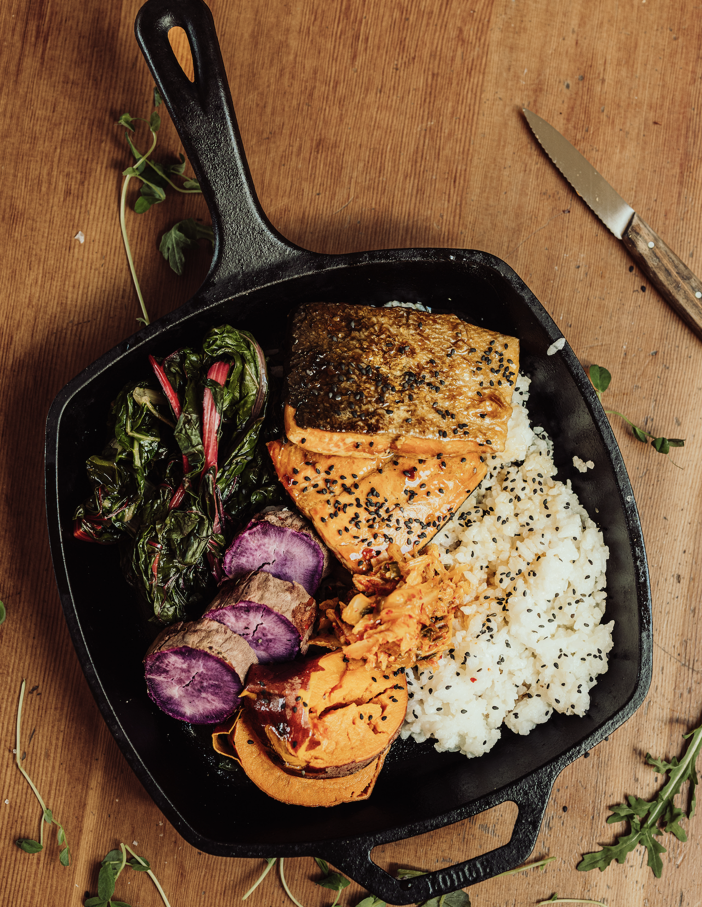 Salmon Rice and Veggies 