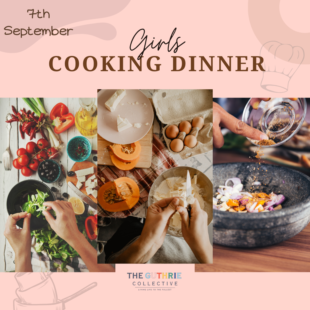 Girls Cooking Dinner September
