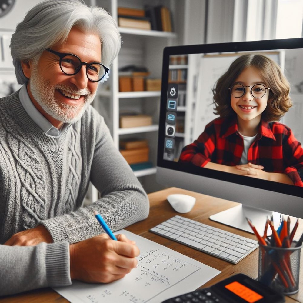 Student receiving one-to-one online tutoring from Ivy Bound