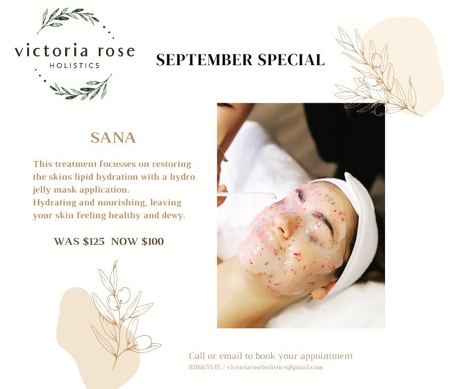 Ladies...how was your skin during the last few cold months?? 
With Winter finally behind us, now is the perfect time to focus on restoring our skin with some hydration!
✨'SANA' means 'to glow' - this beautifully relaxing facial will give that GLOW ba