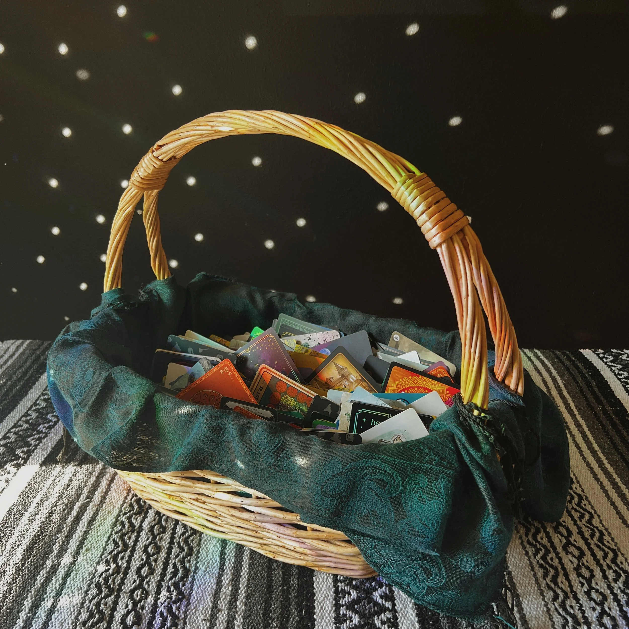 curandera's card basket · intuitive reading