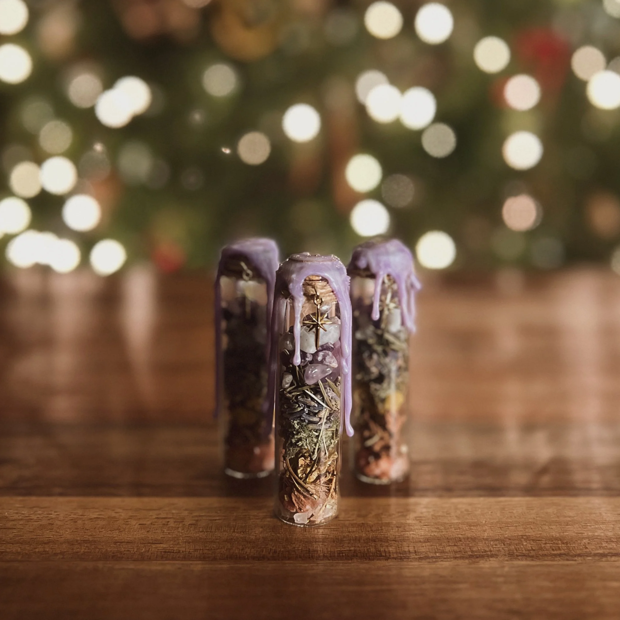 peace in the dark • spell jar ornament