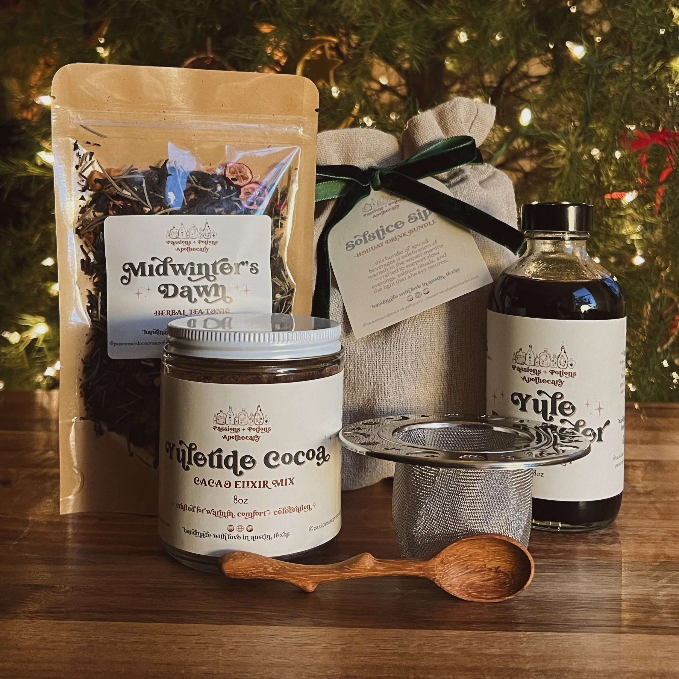 solstice sips • holiday drink bundle