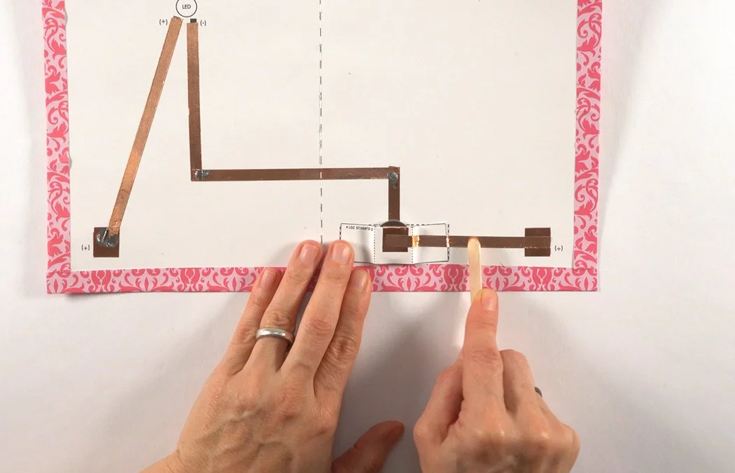 Smooth and burnish your copper with a popsicle stick.