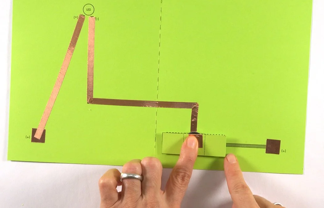 Fold the T-tab over to make a pocket.