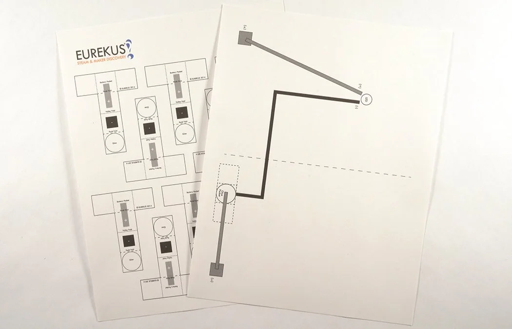 Make sure the card and battery box templates are printed onto cardstock.