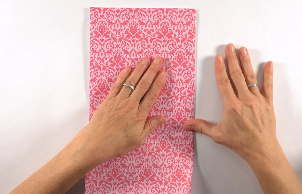 Press and smooth your paper.