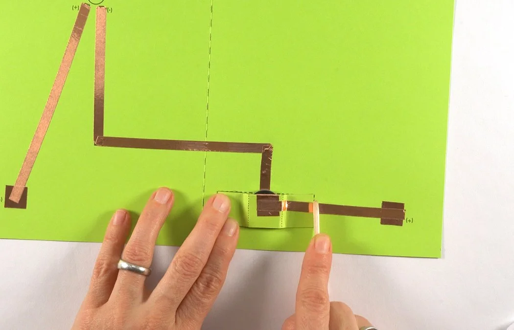 Burnish your copper with a popsicle stick.