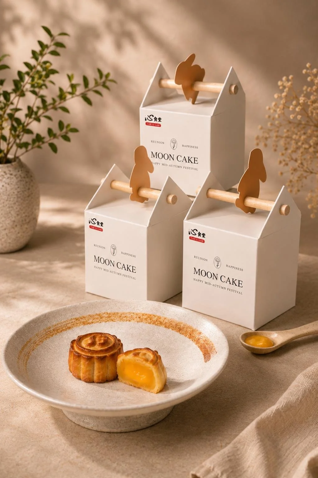 The S Lab Mooncake Small Box (2pcs) 兩粒裝