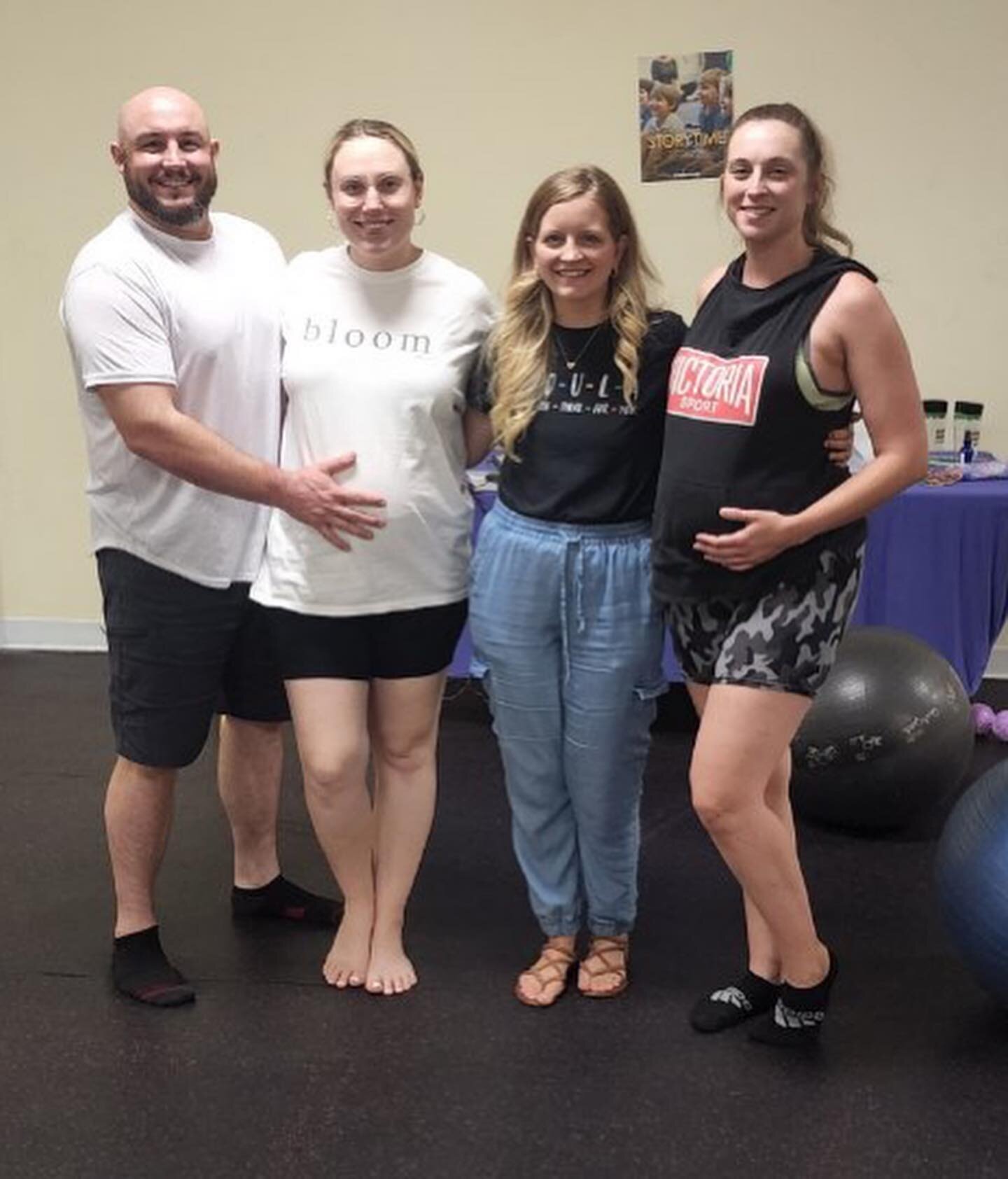 Another fun and successful Basic Training class at the @fit4mom_okc studio! 

I feel so blessed to have the opportunity to take couples and mamas through childbirth education. We cover a lot of information in a short amount of time and I learn from t
