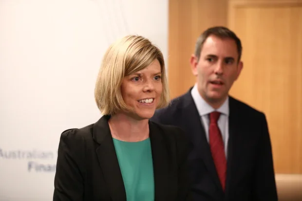 Kristy Graham, ASFI CEO and Jim Chalmers, Australian Treasurer