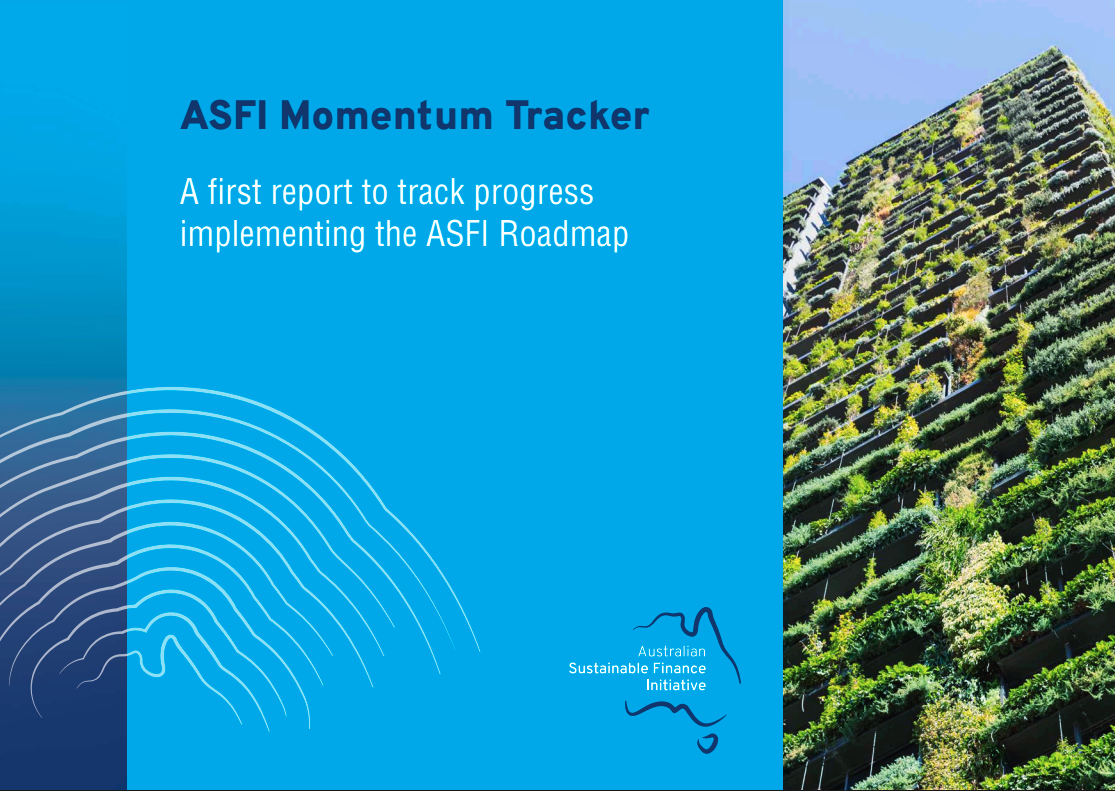 2021 Sustainable Finance Momentum Tracker - Cover