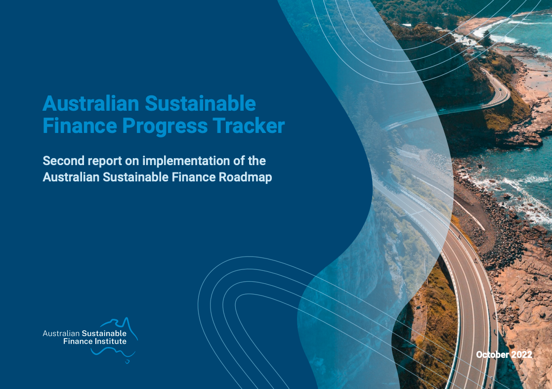 2022 Sustainable Finance Progress Tracker - Cover