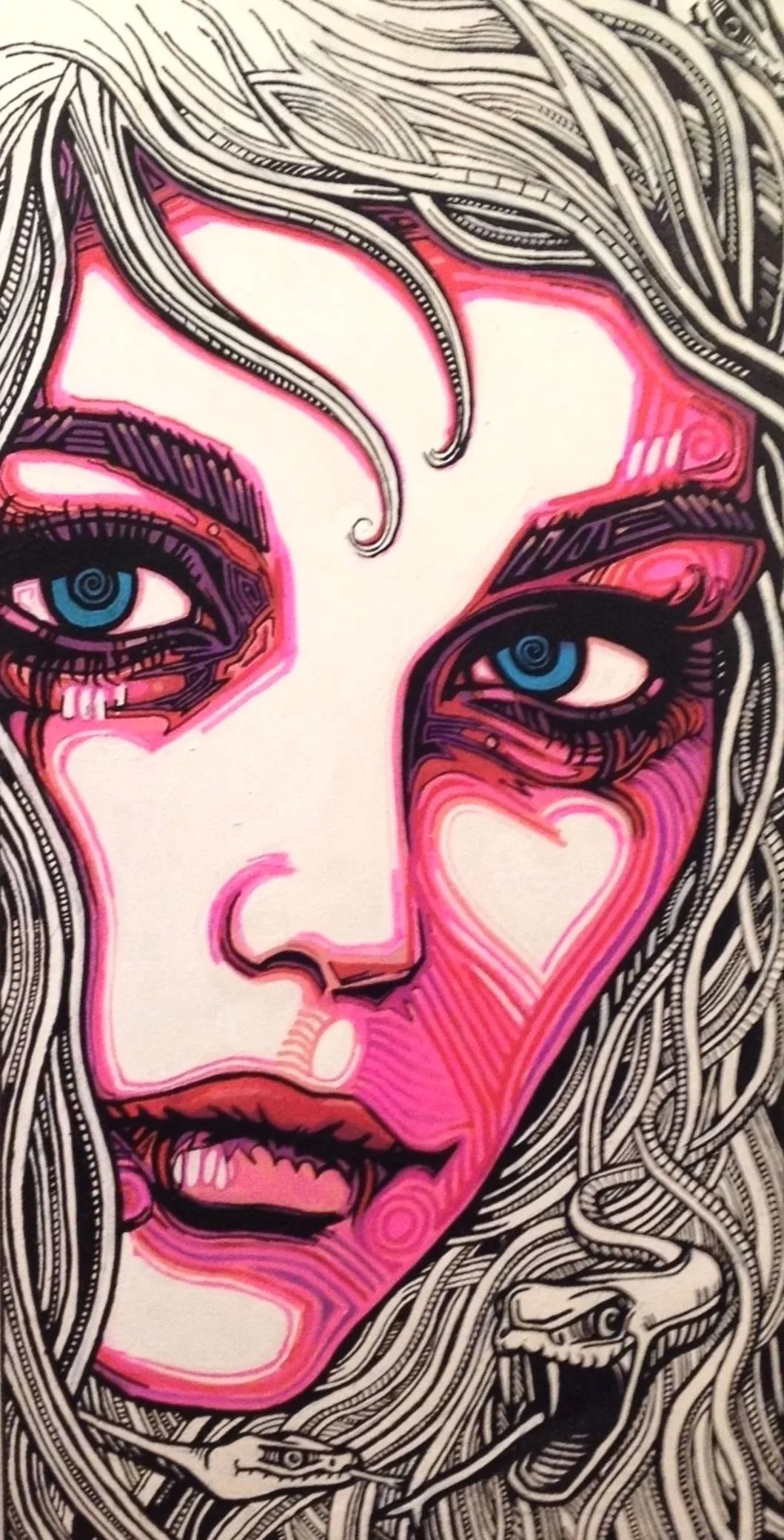 A MEDUSA | 28 X 14 | ACRYLIC ON CANVAS