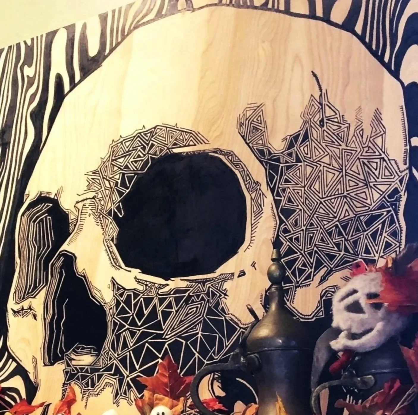 ALCHEMY | 36 X 36 | OIL PAINT MARKER ON WOOD