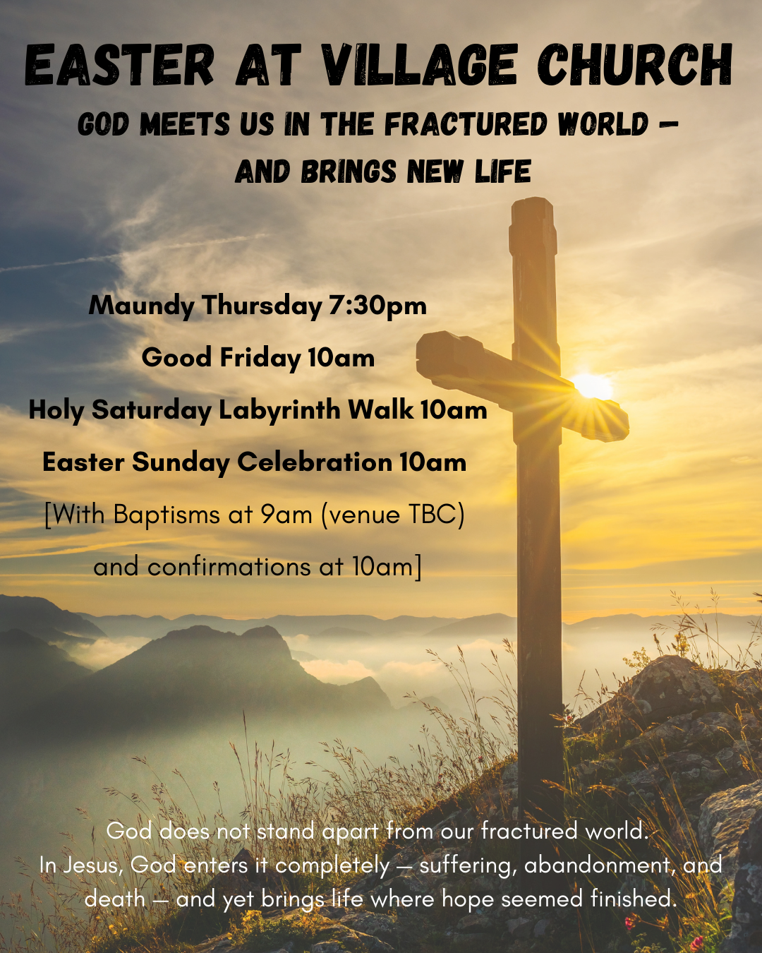 This Easter at the Village Church