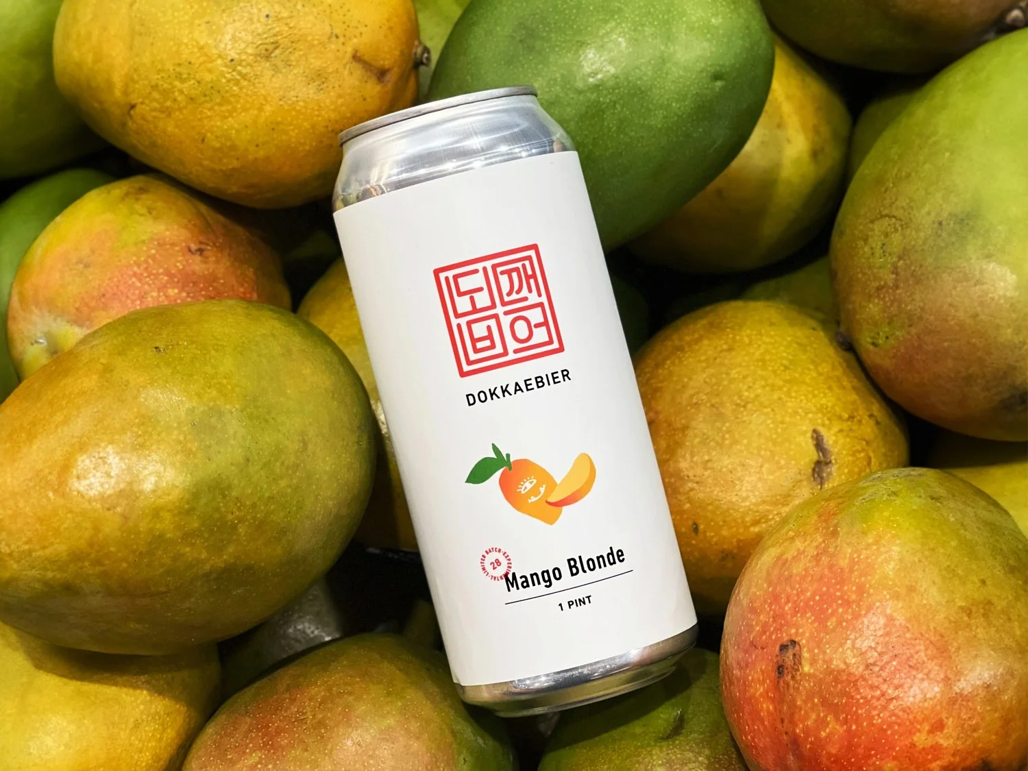 Dokkaebier experimental brew mango blonde