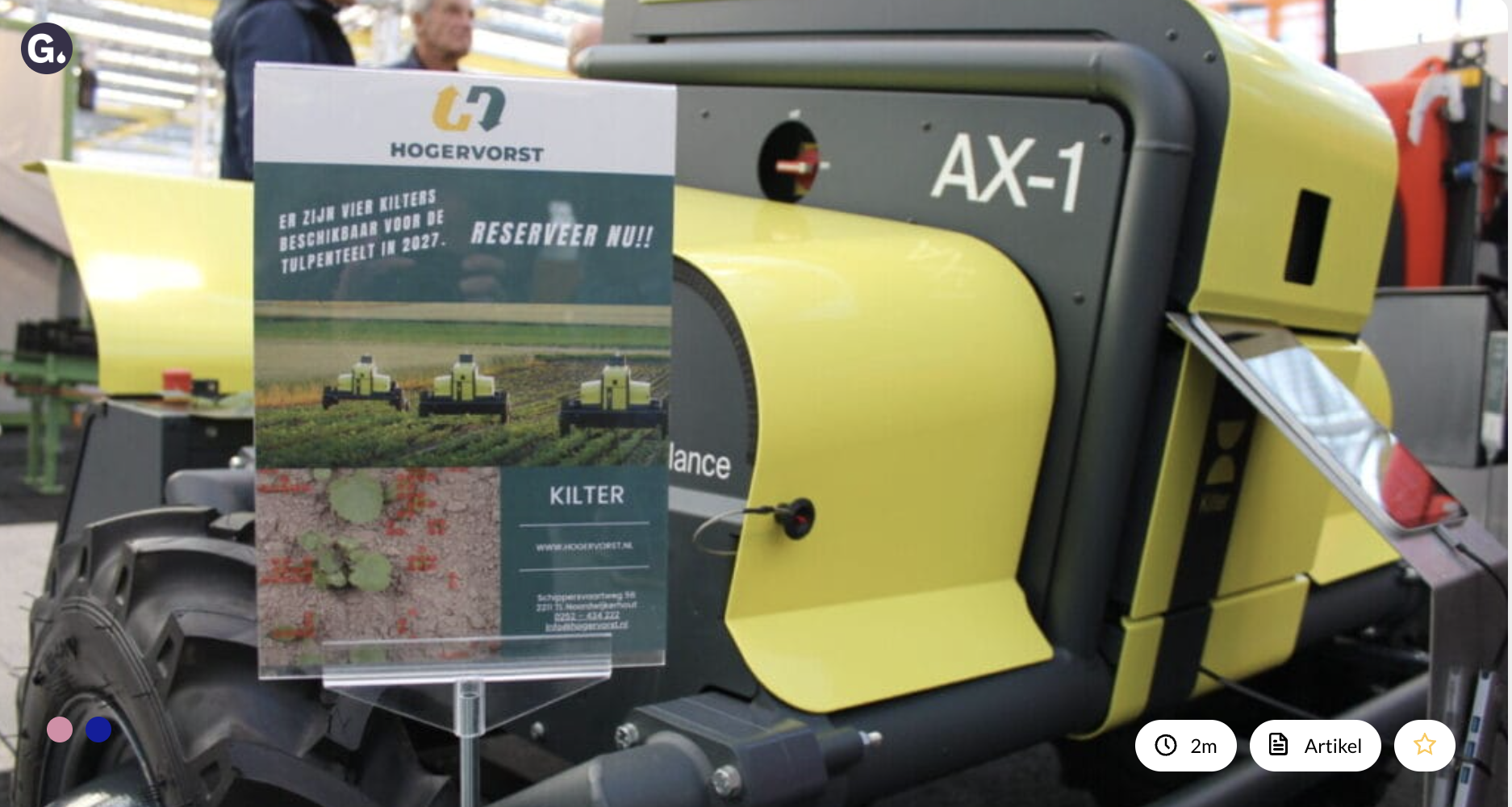 Kilter has won an innovation award in the Netherlands for AX-1